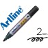 Rotulador artline marcador permanente 170 negro punta redonda 2 mm antisecado