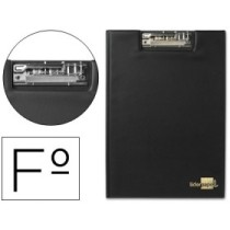 Carpeta liderpapel miniclip superior folio plastico negro
