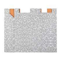 Caja archivador liderpapel classic red folio gris