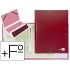 Carpeta clasificadora liderpapel 12 departamentos folio prolongado carton forrado roja