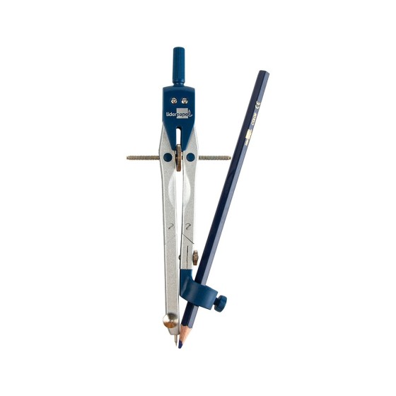 Compas liderpapel micrometrico bk-304 con adaptador y alargadera