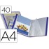 Carpeta liderpapel personaliza 37732 40 fundas canguro polipropileno din a4 azul portada y lomo personalizable