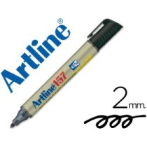 Rotulador artline pizarra ek-157 negro -punta redonda 2 mm
