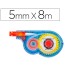 Corrector q-connect cinta blanco 5 mm x 8 m