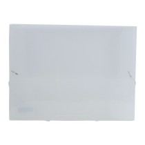 Carpeta liderpapel portadocumentos gomas 36934 polipropileno din a4 transparente translucido - lomo 25 mm