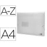 Carpeta liderpapel clasificador fuelle 32114 polipropileno din a4 incolora 13 departamentos