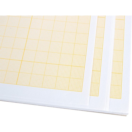 Bloc papel milimetrado liderpapel encolado 210x297mm 50 hojas 80g/m2