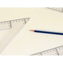 Bloc papel milimetrado liderpapel encolado 210x297mm 50 hojas 80g/m2