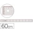Regla liderpapel plastico cristal 60 cm