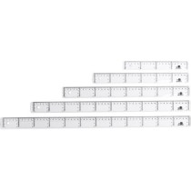 Regla liderpapel plastico cristal 60 cm
