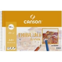 Bloc Espiral Dibujo CANSON Basik Din-A4+ Liso 130 g. Sin