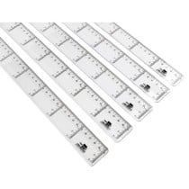 Regla liderpapel plastico cristal 60 cm