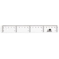 Regla liderpapel plastico cristal 20 cm