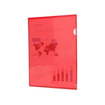 Carpeta liderpapel dossier uñero 44000 polipropileno din a4 roja 20 hojas