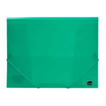 Carpeta liderpapel gomas solapas 34963 polipropileno din a4 verde translucido