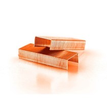 Grapas q-connect nº 22/6 24/6 cobreadas caja de 1000 unidades