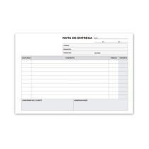 Talonario liderpapel entregas cuarto original y copia t229 apaisado