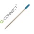 Recambio boligrafo q-connect tipo cross azul