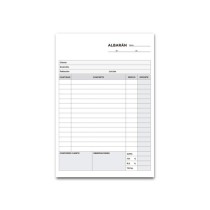Talonario liderpapel albaran cuarto original y copia t215