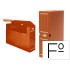 Caja archivo definitivo plastico liderpapel marron 360x260x100 mm