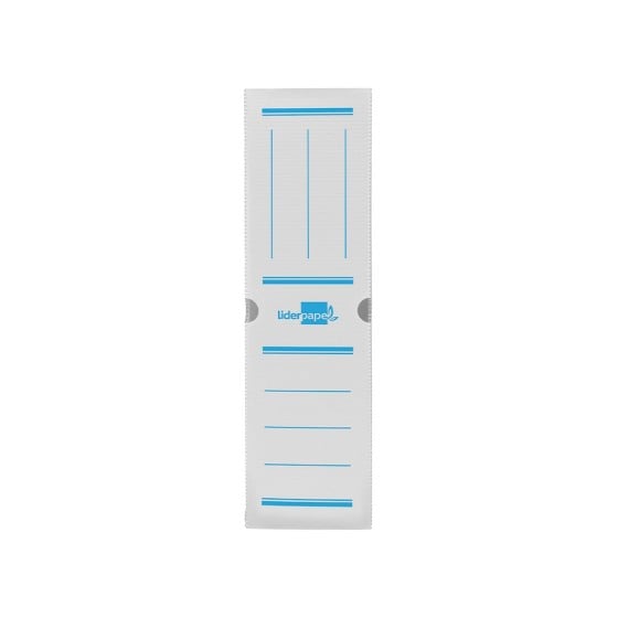 Caja archivo definitivo plastico liderpapel blanco 360x260x100 mm