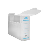 Caja archivo definitivo plastico liderpapel blanco 360x260x100 mm