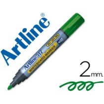 Rotulador artline pizarra ek-517 verde -punta redonda 2 mm -tinta de bajo olor
