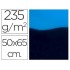Cartulina liderpapel 50x65 cm 235g/m2 metalizada azul