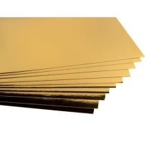 Cartulina liderpapel 50x65 cm 235g/m2 metalizada oro