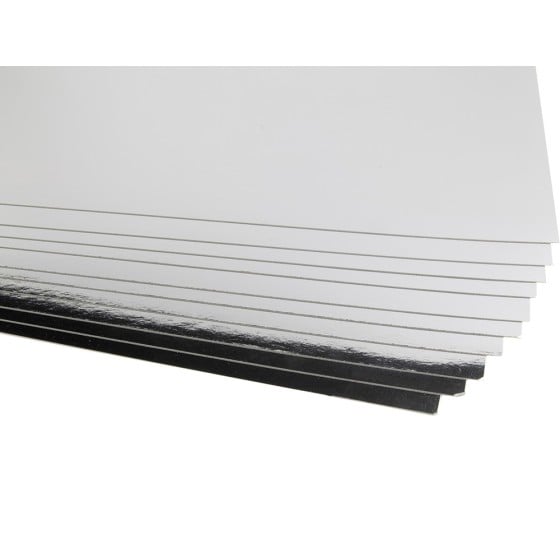 Cartulina liderpapel 50x65 cm 235g/m2 metalizada plata