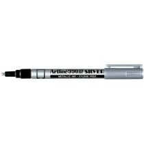 Rotulador artline marcador permanente tinta metalica ek-990 plata punta redonda 1.2 mm
