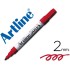 Rotulador artline pizarra ek-500 rojo punta redonda 2 mm recargable