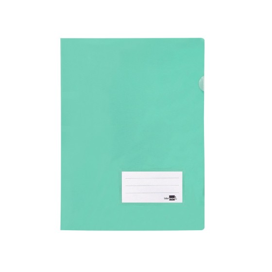 Carpeta liderpapel dossier a4 uñero verde manzana opaco