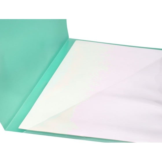 Carpeta liderpapel dossier a4 uñero verde manzana opaco