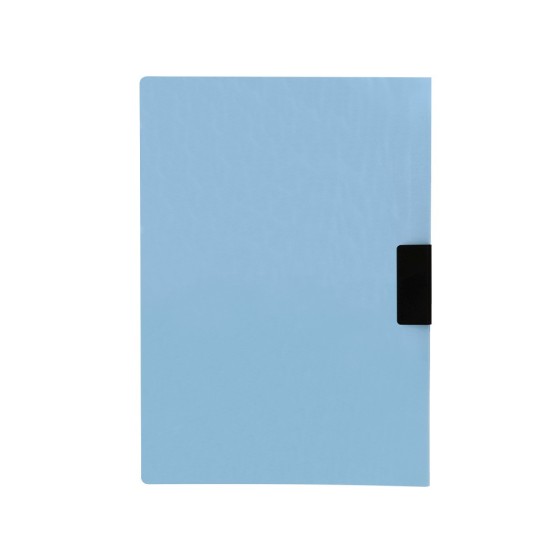 Carpeta liderpapel dossier pinza lateral polipropileno din a4 celeste opaco 30 hojas pinza deslizante