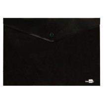 Carpeta liderpapel dossier broche polipropileno din a4 negro opaco 50 hojas