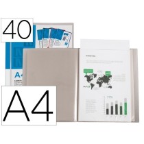 Carpeta liderpapel personaliza 40 fundas canguro polipropileno din a4 transparente portada y lomo
