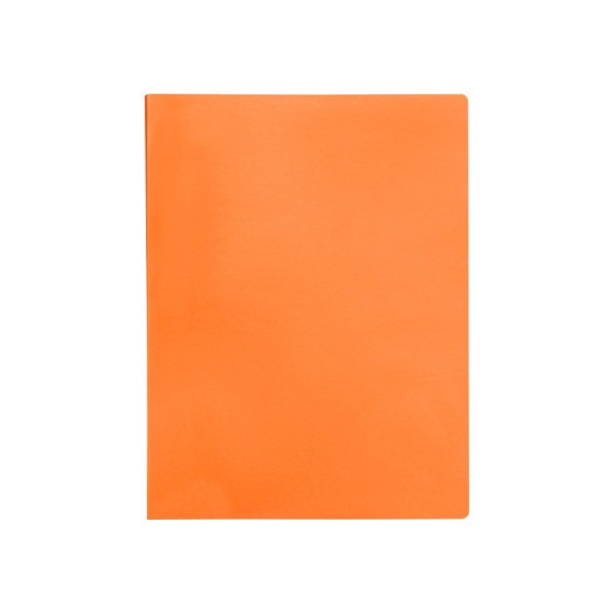 Carpeta liderpapel escaparate 40 fundas polipropileno din a4 naranja fluor opaco