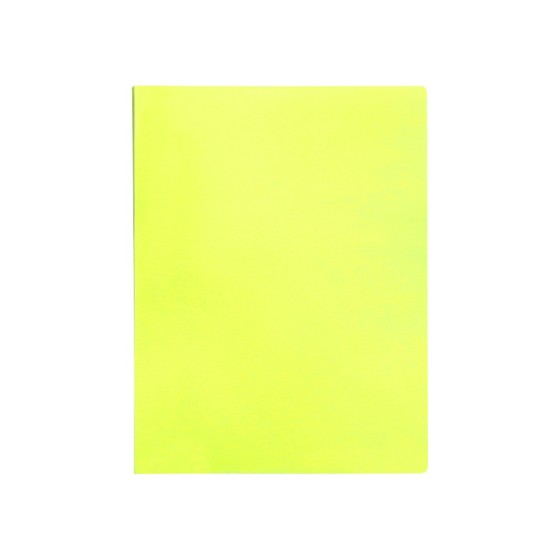 Carpeta liderpapel escaparate 40 fundas polipropileno din a4 amarillo fluor opaco