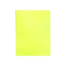 Carpeta liderpapel escaparate 40 fundas polipropileno din a4 amarillo fluor opaco