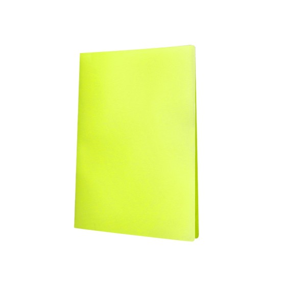Carpeta liderpapel escaparate 40 fundas polipropileno din a4 amarillo fluor opaco