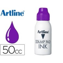 Tinta tampon artline violeta frasco de 50 cc