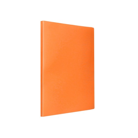 Carpeta liderpapel escaparate 30 fundas polipropileno din a4 naranja fluor opaco