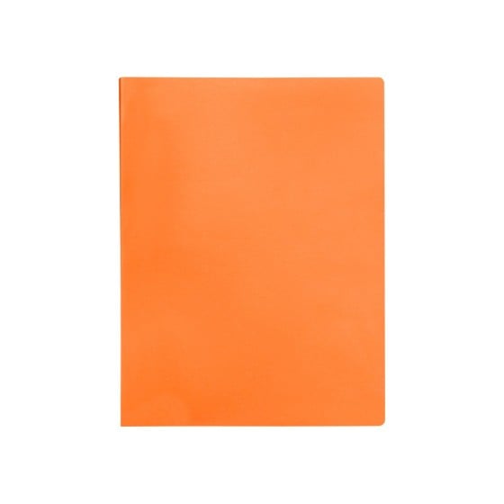Carpeta liderpapel escaparate 20 fundas polipropileno din a4 naranja fluor opaco