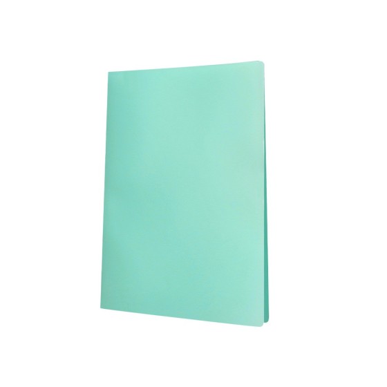 Carpeta liderpapel escaparate 10 fundas polipropileno din a4 verde manzana opaco