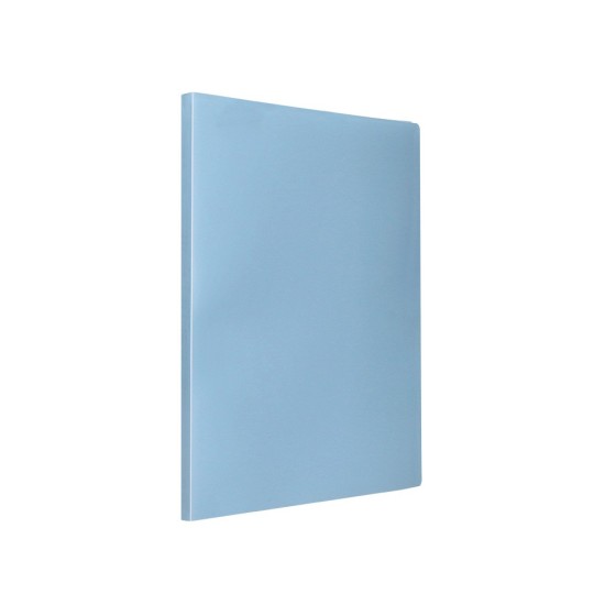 Carpeta liderpapel escaparate 10 fundas polipropileno din a4 celeste opaco