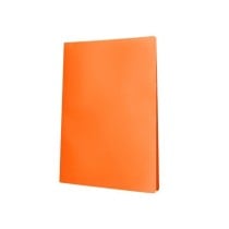 Carpeta liderpapel escaparate 10 fundas polipropileno din a4 naranja fluor opaco