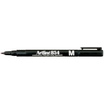 Rotulador artline retroproyeccion punta fibra permanente ek-854 rojo -punta redonda 1 mm