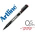 Rotulador artline retroproyeccion punta fibra permanente ek-853 rojo -punta redonda 0.5 mm