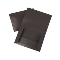 Carpeta liderpapel portadocumentos solapas polipropileno din a3 negro opaco lomo flexible